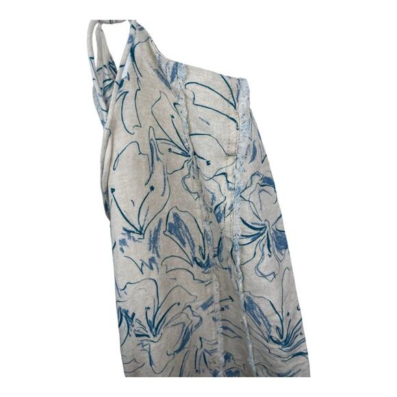 Significant Other Anica Maxi Dress Linen Cottage Summer Beachy Floral Boho Sz 2 - Picture 12 of 13